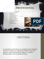 Etica Profesional Diapositivas