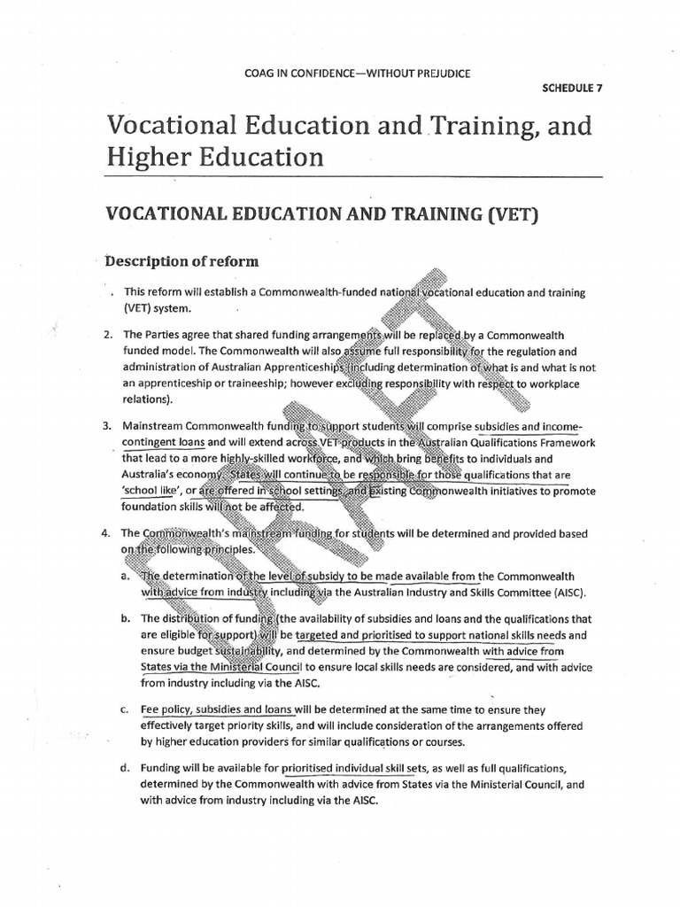 TAFE Document | PDF