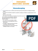 Site Housekeeping