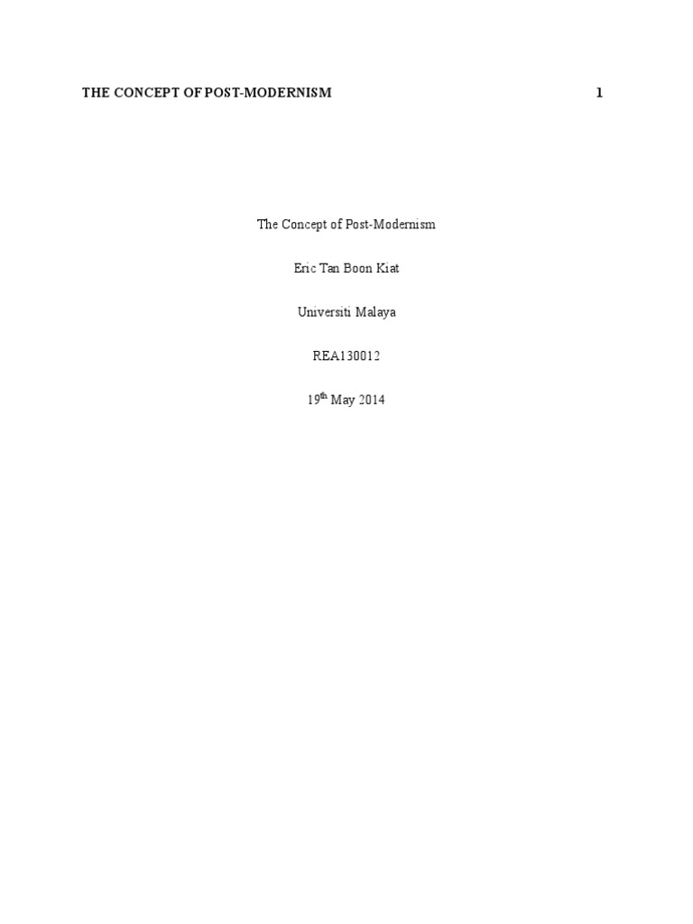 Understanding Post-Modernism in Music | PDF | Postmodernism | Composers