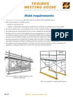 Scaffold Requirements