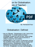 Globalisation and Education (Role and Skills of 21st Century Teacher)