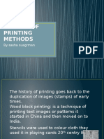 history of printing methods finished