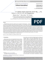 Comparative Analysis of Cadmium Doped Magnesium Ferrite MG CD Fe O (X 0.0, 0.2, 0.4, 0.6) Nanoparticles