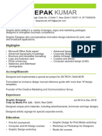 Resume Graphic Design PDF