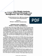 Pre Reading 01 Kaplan_1990_JMAR_Contribution Margin Analysis_No Longer Relevant_SCM_the New Paradigm