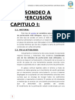 Sondeo a percusión: historia, proceso y partes