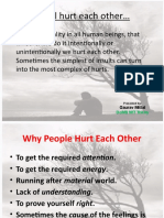 Why People Hurt Each Other