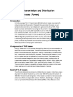 Transmission and DistributionLosses