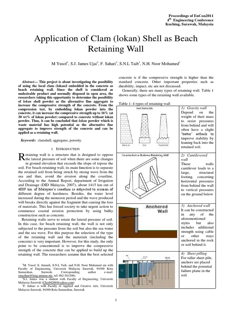 Lokan Shells as Concrete Aggregate | PDF | Porosity | Concrete