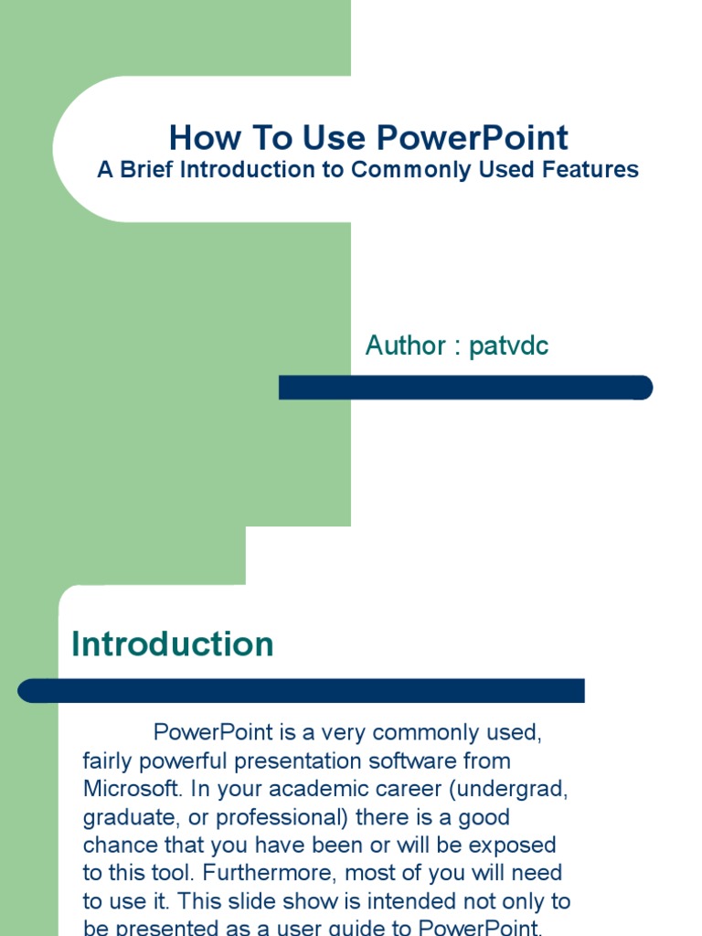 PowerPoint User Guide and Tips | PDF | Career & Growth