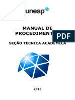 Manual de Procedimentos - Seção Técnica Acadêmica