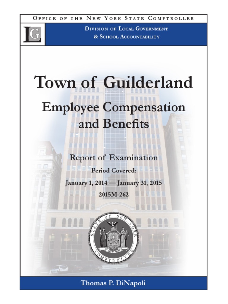 Audit Finds Irregularities at Guilderland Golf Course PDF Payroll