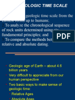 Objectives: To Trace The Geologic Time Scale From The Earliest Forms Up To Humans