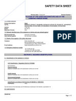 Safety Data Sheet for Water