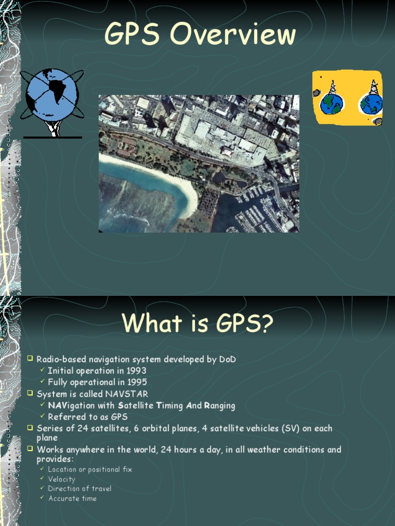 GPS Overview PDF Global Positioning System Geography