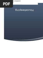 Download Housekeeping essay by Chance Boman SN297797360 doc pdf