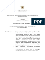 Permen Kukm Nomor 10 Tahun 2015 Tentang Kelembagaan Koperasi