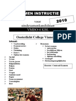 Centraal Examen Instructie-Leerlingen-2010 KBL