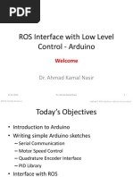 DC Motor Interface With Robot Operating System ROS