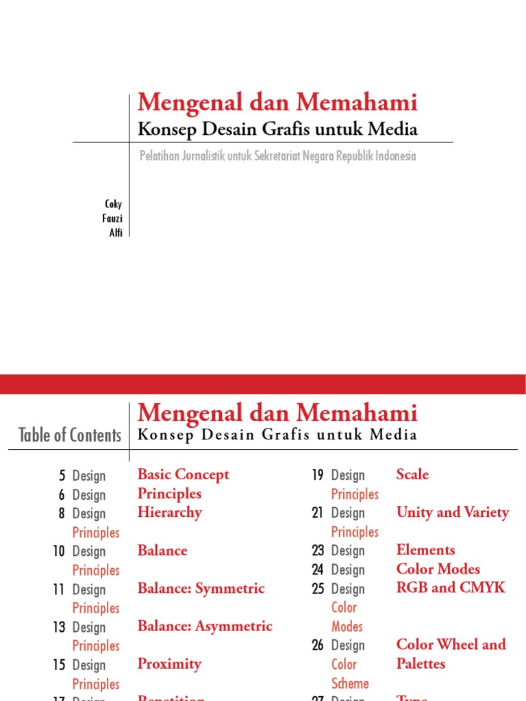 Dasar Desain  Grafis  Untuk Media  Cetak  Page Layout 