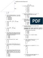 Soal US SMP Matematika 2015