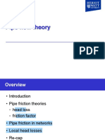 Presentation - Hydraulics 2 - Pipe Flow Theory