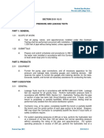 33 01 10.13 - Pressure and Leakage Tests