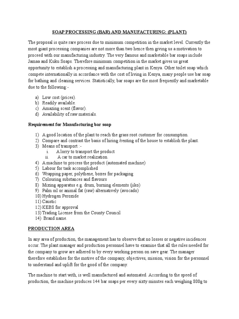 Soap Processing Soap Industries