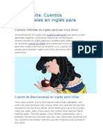 Snow White. Cuentos Tradicionales en Inglés para Niños