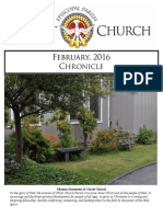 Christ Church Eureka February Chronicle 2016