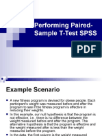 Performing Paired-Sample T-Test SPSS (Before-After Design)