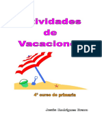 Actividades de Vacaciones de Matemáticas Para 4º Jesús Rodríguez Bravo