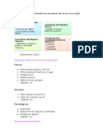 Tipo de Preparacion Alimentos Para Tercera Edad