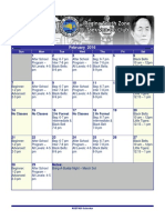 February 2016 Calendar PDF