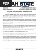 Download Utah State Football Signing Class of 2016 by kstumarkgreen SN297859226 doc pdf