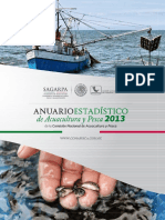Anuario Estadístico de Acuacultura y Pesca 2013