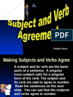 Subject Verb Agreement