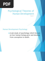 Psychological Theories of Human Development (Freud To Erikson)