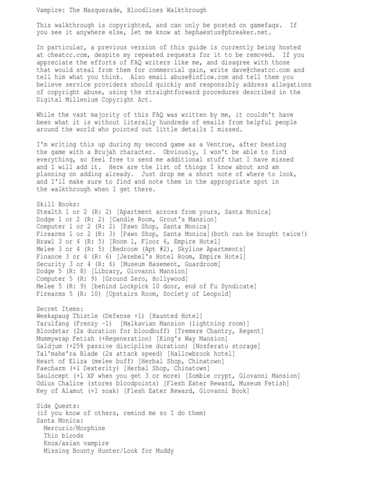 Vampire the masquerade wiki