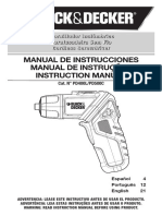 Manual Black&decker Pd400l Pd500c