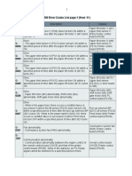 Konica-Minolta Bizhub 500 Error Codes List Page 1 (From 11)