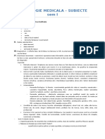 Semiologie Medicala - Subiecte Rezolvate (An III - UMFCV - Petrescu)