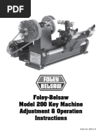 Download Foley Belsaw Model 200 Key Machine Manual by Adam Block SN297886108 doc pdf