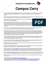 Why Campus Carry - 2016 Update