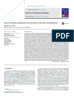 Social evolution and genetic interactions in the short and long term