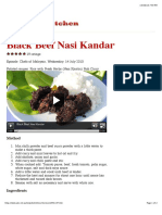 Black Beef Nasi Kandar