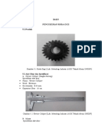 Praktikum Metrologi Roda Gigi