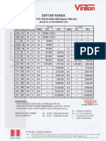 PVC Pipe Price List and Specifications