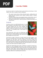 Travel to Costa Rica Wildlife